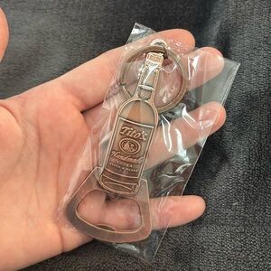Tito’s Bottle Opener Keychain NEW